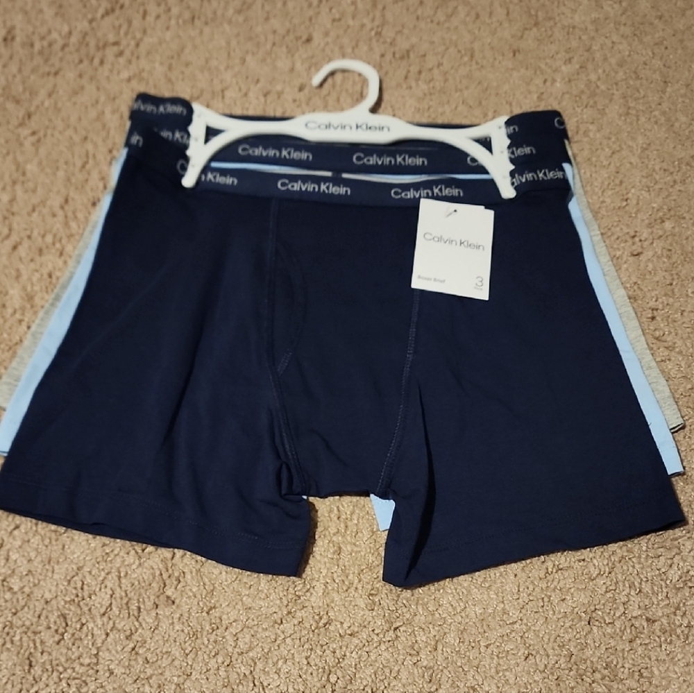 NWT Calvin Klein Big Boy's Boxer Briefs